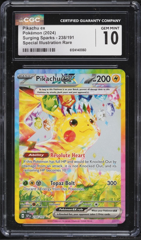 2024 Pokemon SV Black Star Promo World Championship Pikachu #190