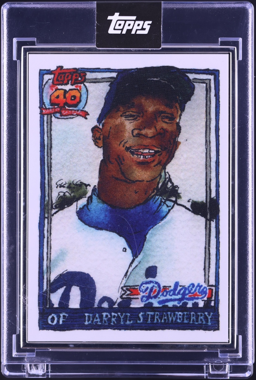 2022 Topps Project 70 Series 2 '91 Artist Proof Darryl Strawberry Andy Friedman AUTO /20 #53