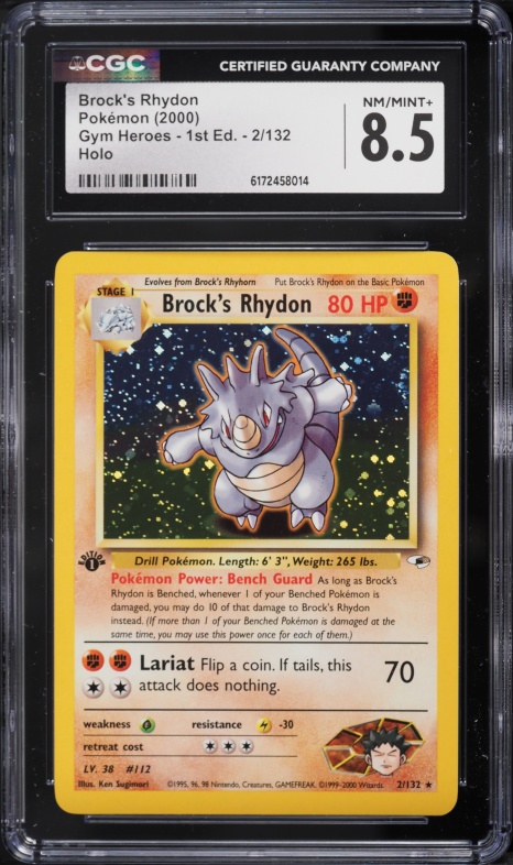 brock's rhyhorn pokemon card value Brock's Rhyhorn #111 Prices | Pokemon Japanese Leaders' Stadium