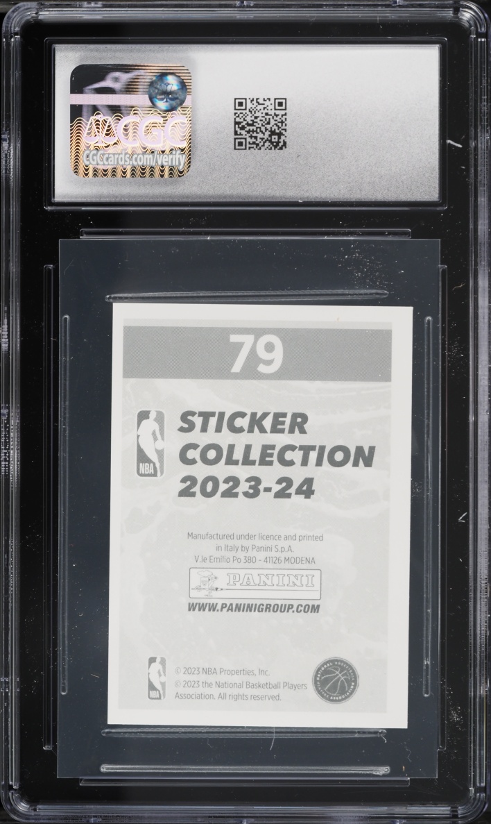 2023 Panini NBA Stickers VIctor Wembanyama #79 CGC 8 NM-MT