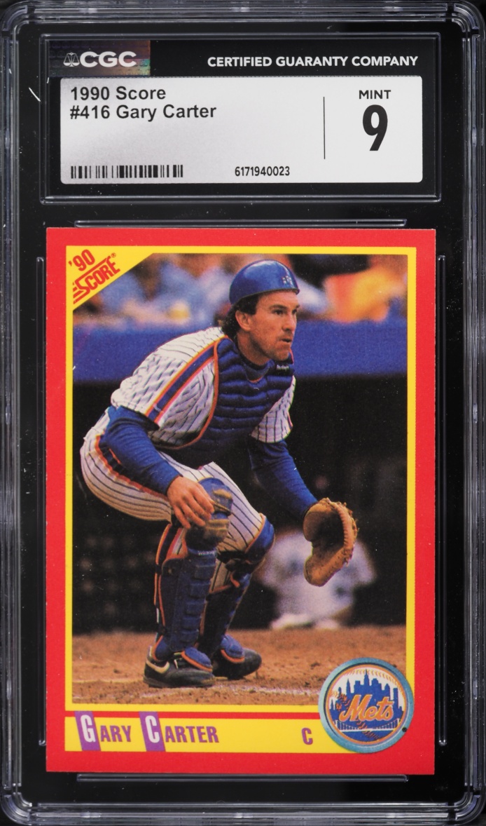 1990 Score Gary Carter #416 CGC 9 MINT