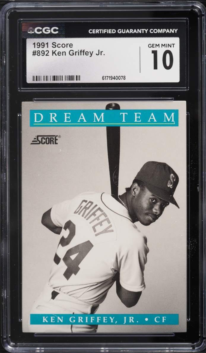 1991 Score Ken Griffey Jr. #892 CGC 10 GEM MINT