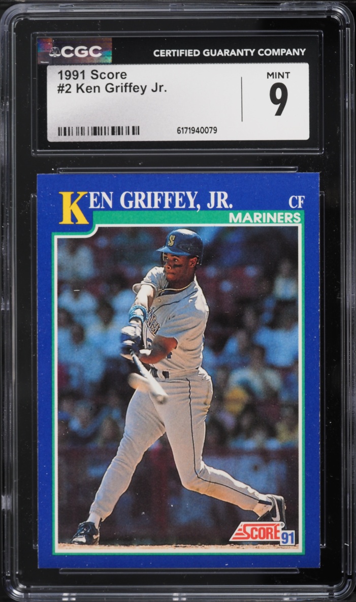 1991 Score Ken Griffey Jr. #2 CGC 9 MINT