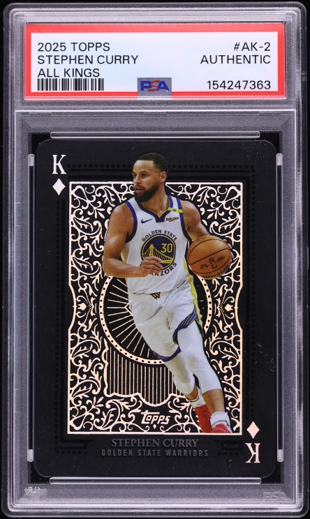 2025 Topps All Kings Stephen Curry #AK-2 PSA AUTH