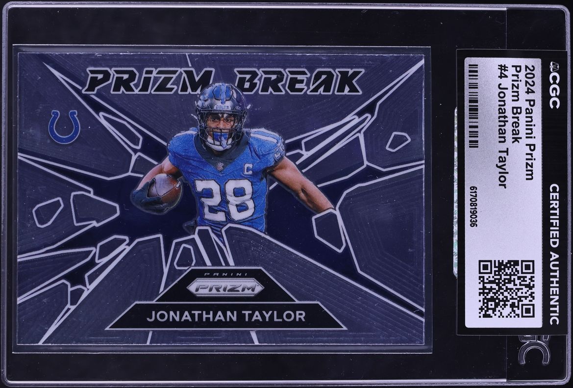 2024 Panini Prizm Break Jonathan Taylor #4 CGC AUTH