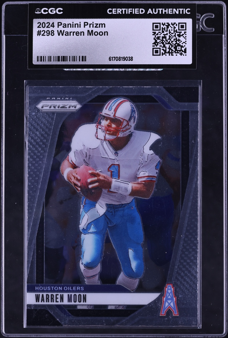 2024 Panini Prizm Warren Moon #298 CGC AUTH