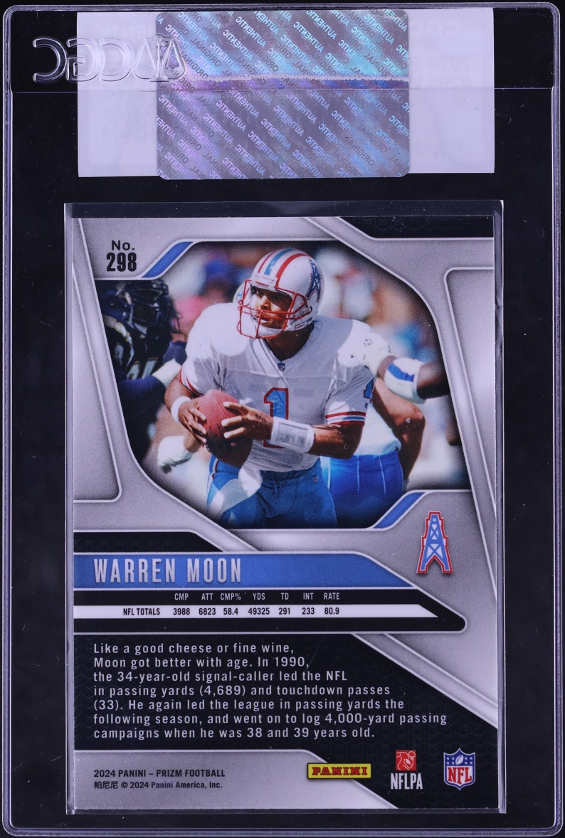 2024 Panini Prizm Warren Moon #298 CGC AUTH