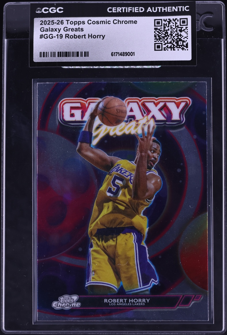 2025 Topps Chrome Cosmic Galaxy Greats Robert Horry #GG-19 CGC AUTH