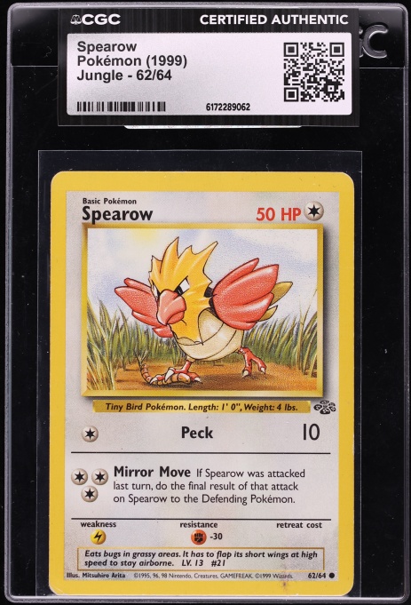 pokemon tcg pocket spearow card location AR 074/063 Mega Brave M1L Japanese Relics Japan Celebrate the legacy of your favorite tabletop game with this Spearow 2025 Pokemon Mega Evolution Illustration Rare #151 PSA Authenticated 10 Card Spearow (62/95) - Unleashed -