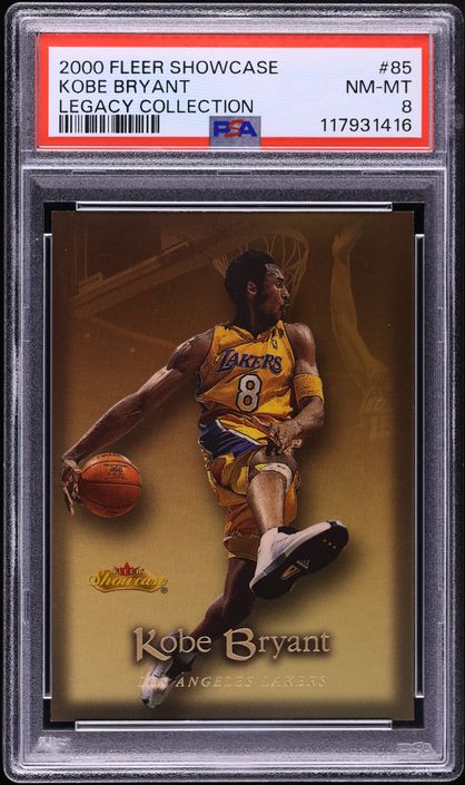 2000 Upper Deck Hardcourt Game Floor Kobe Bryant RELIC #KB-F PSA 9