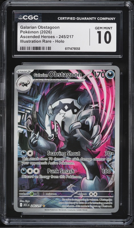 galarian obstagoon pokemon card TG10/TG30 Astral Radiance Trainer Gallery Full Art Foil : Toys & Games Colorless Retreat Cost Pokemon Galarian Obstagoon -