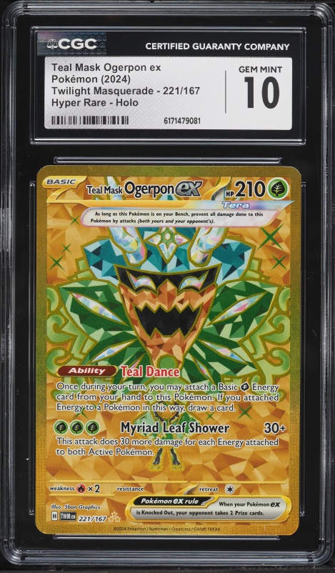teal mask ogerpon ex pokemon card SV6] SAR 114/101SR Grass Rarity Pokemon Trading Card Game 177/131
