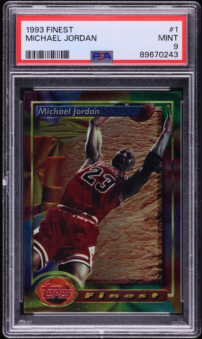 1993 Finest Basketball Michael Jordan #1 PSA 9 MINT