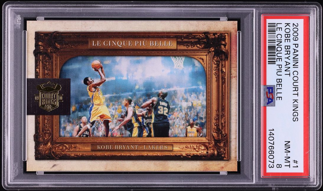 2009 Panini Court Kings Le Cinque Piu Belle Kobe Bryant /149 #1 PSA 8 NM-MT