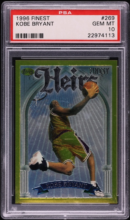 1996 Skybox E-X2000 Star Date 2000 Kobe Bryant ROOKIE #3 PSA 9
