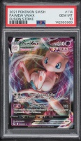 2021 Pokemon Sword & Shield Fusion Strike Full Art Mew VMAX #114