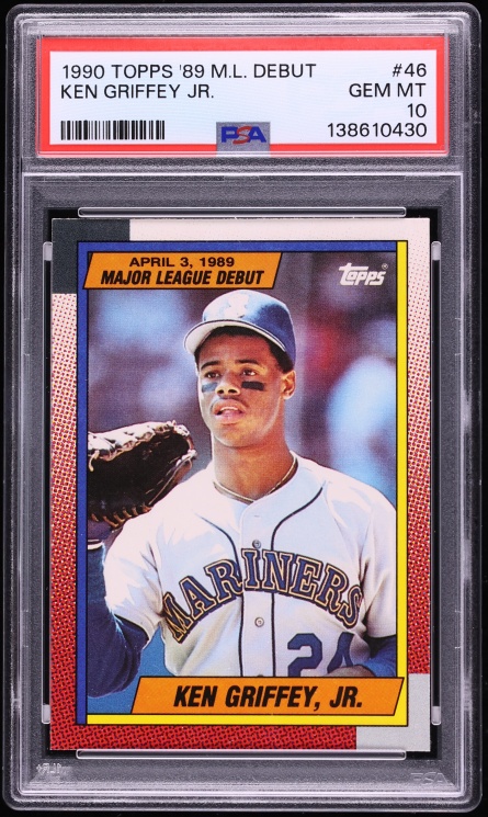 1990 Topps '89 M.L. Debut Ken Griffey Jr. #46 PSA 10 GEM MINT