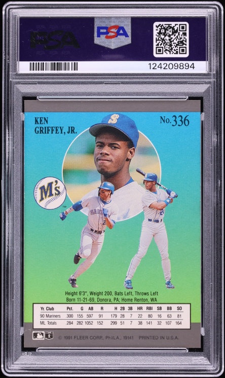 1991 Ultra Ken Griffey Jr. #336 PSA 10 GEM MINT