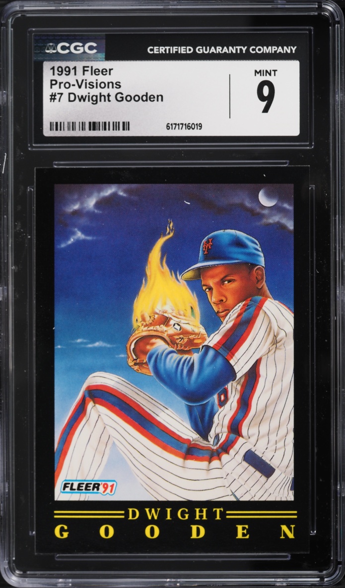 1991 Fleer Pro-Visions Dwight Gooden #7 CGC 9 MINT