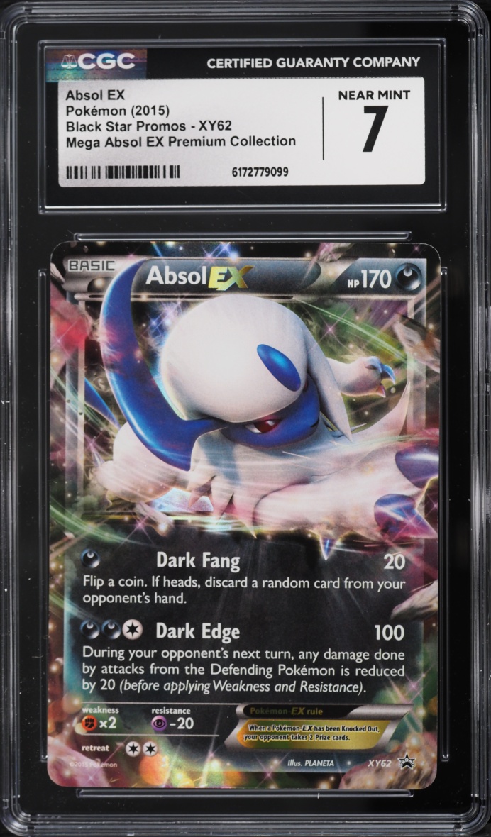 2015 Pokemon XY Black Star Promo Premium Collection Absol EX #XY62 CGC 7 NRMT