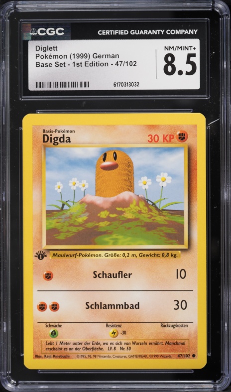 first edition diglett pokemon card 1995 diglett pokemon card value 47 102 Diglett 1995 First Edition 47/102 Pokemon Card