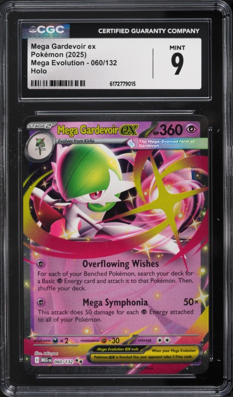 2025 Pokemon Mega Evolution Holo Mega Gardevoir ex #60 CGC 10