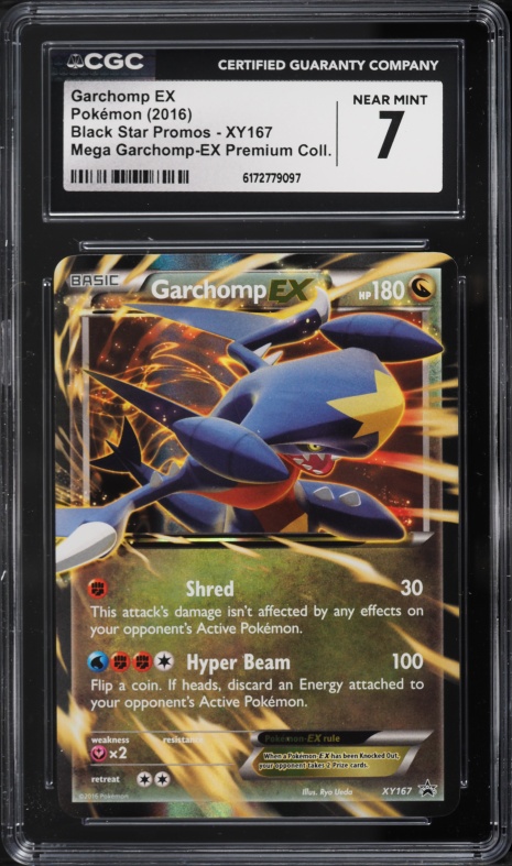 2016 Pokemon XY Black Star Promo Premium Collection Garchomp EX #XY167 CGC 7 NRMT