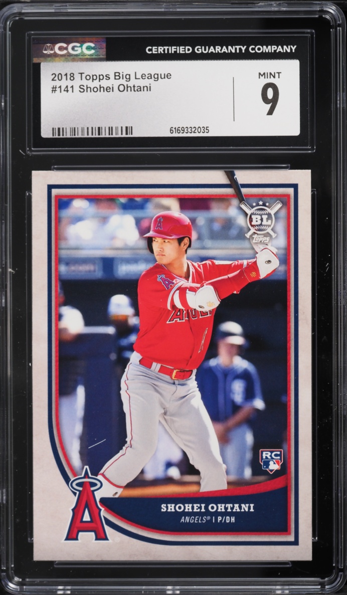 2018 Topps Big League Shohei Ohtani ROOKIE #141 CGC 9 MINT