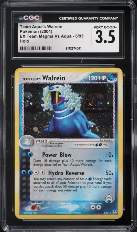 walrein pokemon card - (39) the Defending Pokmon is now Paralyzed 2003 Pokemon Japanese Aqua Kit