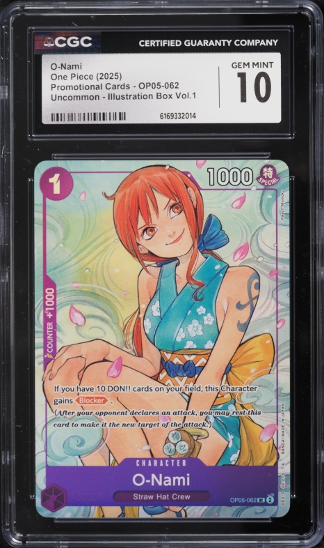 2025 One Piece Japanese 3rd Anniversary Set Nami #054 PSA 10 GEM