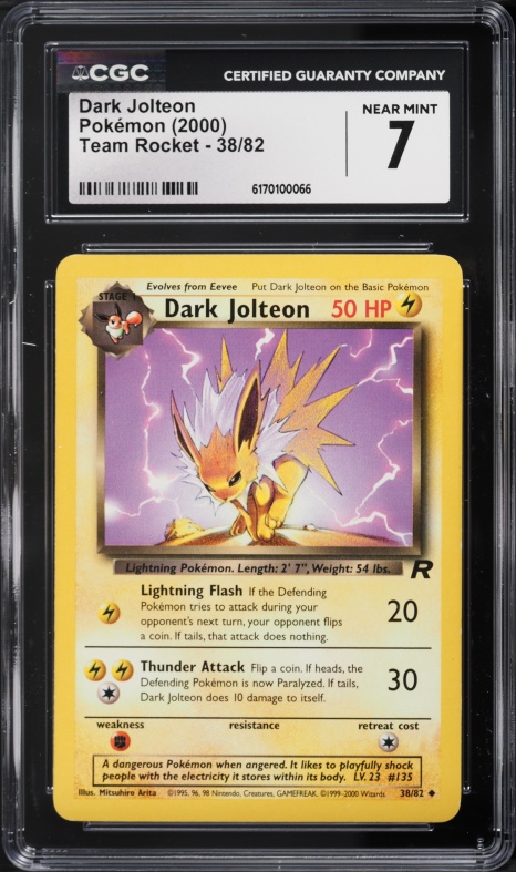 first edition jolteon pokemon card - 20/64 - Rare - Jungle - 1st the Defending Pokmon is now Paralyzed Autistic Pokmon fan finds rare