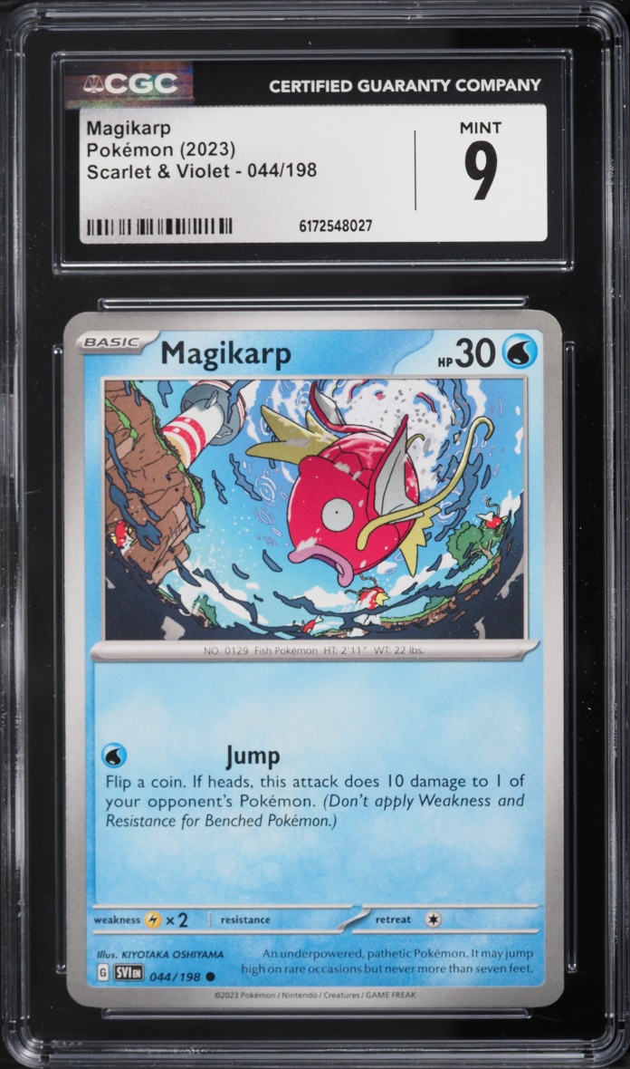 2023 Pokemon Scarlet & Violet Magikarp #044 CGC 9 MINT