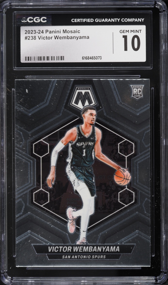 2023 Panini Mosaic Victor Wembanyama ROOKIE #238 CGC 10 GEM MINT