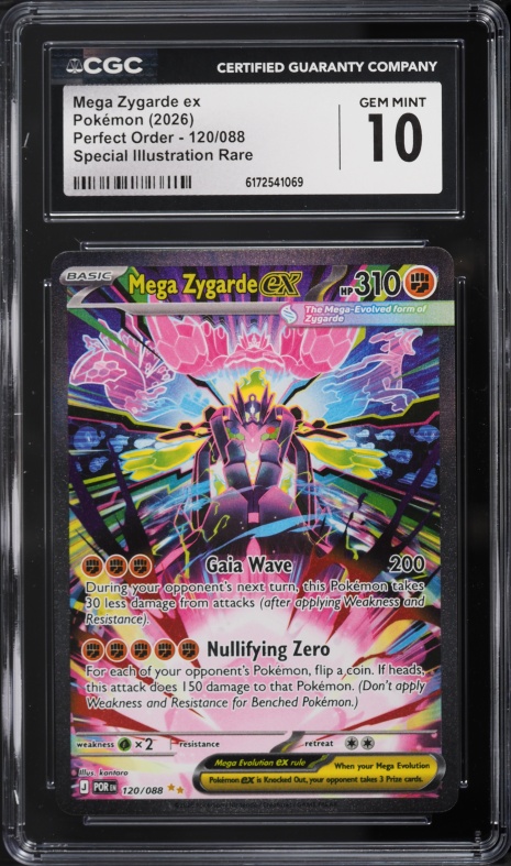 2026 Pokemon Japanese M3-Nullifying Zero SAR Mega Zygarde Ex #113