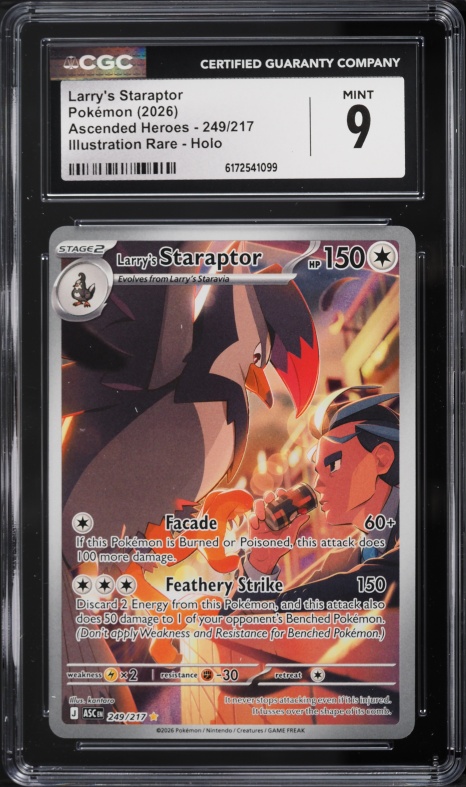 pokemon staraptor card 97/116 Colorless Ability Protect Wing As long as Staraptor is your Active Pokémon Staraptor 119/172 Brilliant Stars Reverse
