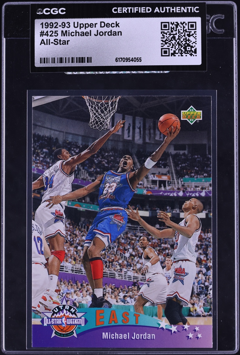 1992 Upper Deck All-Star Michael Jordan #425 CGC AUTH