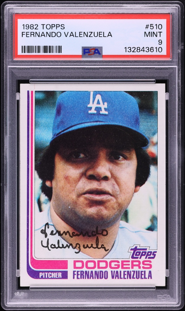 1982 Topps Fernando Valenzuela #510 PSA 9 MINT
