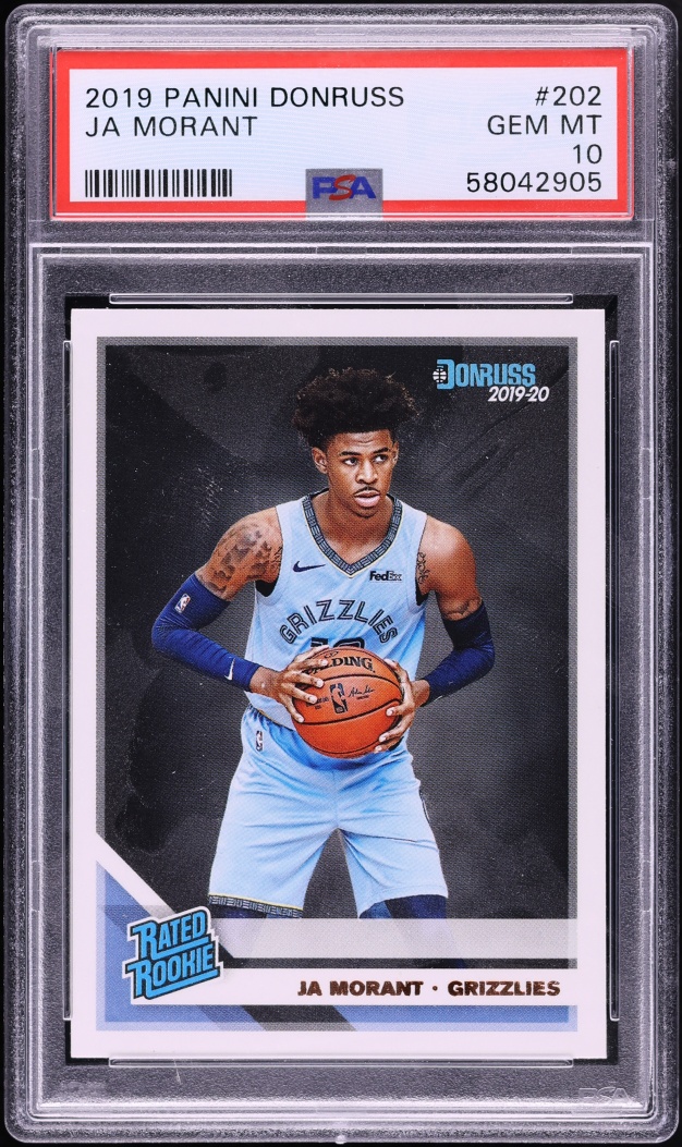 2019 Donruss Basketball Ja Morant ROOKIE #202 PSA 10 GEM MINT