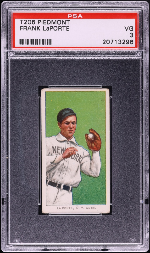 1909-11 T206 Frank LaPorte PIEDMONT PSA 3 VG