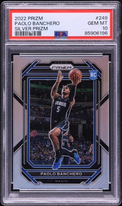 2022 Panini Prizm Variation Paolo Banchero ROOKIE #249 PSA 10 GEM