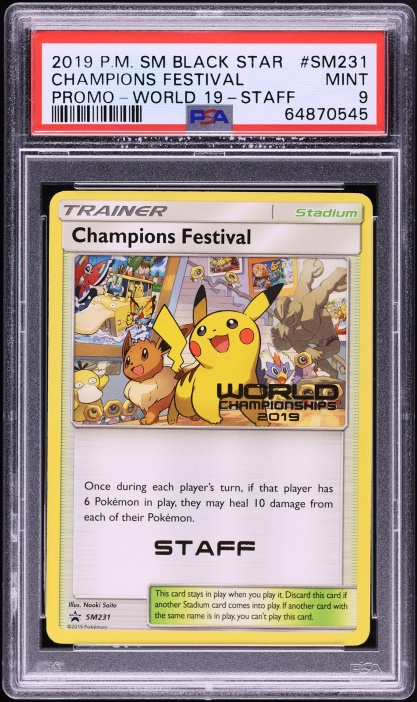 2015 Pokemon French XY Black Star Promo Worlds Champions Festival