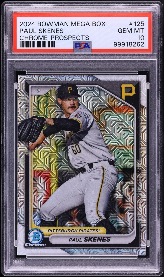 2024 Bowman Chrome Mega Box Paul Skenes PROSPECT #BCP-125 PSA 10 GEM MINT