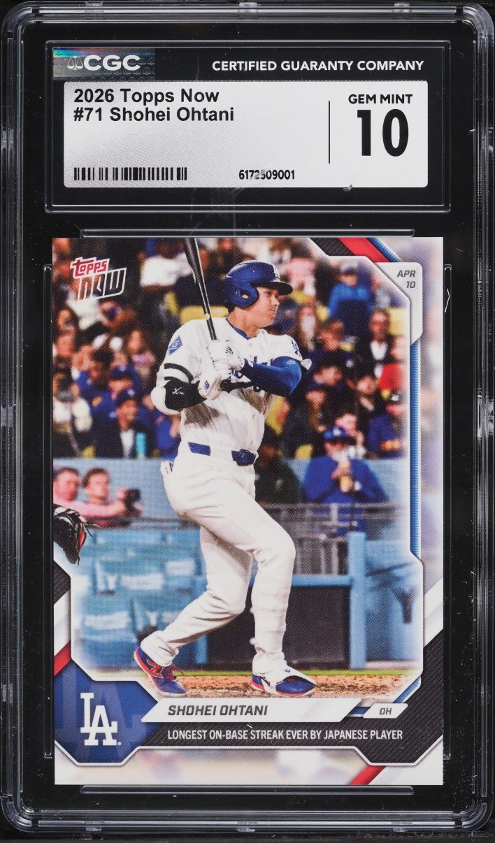 2026 Topps Now Shohei Ohtani #71 CGC 10 GEM MINT
