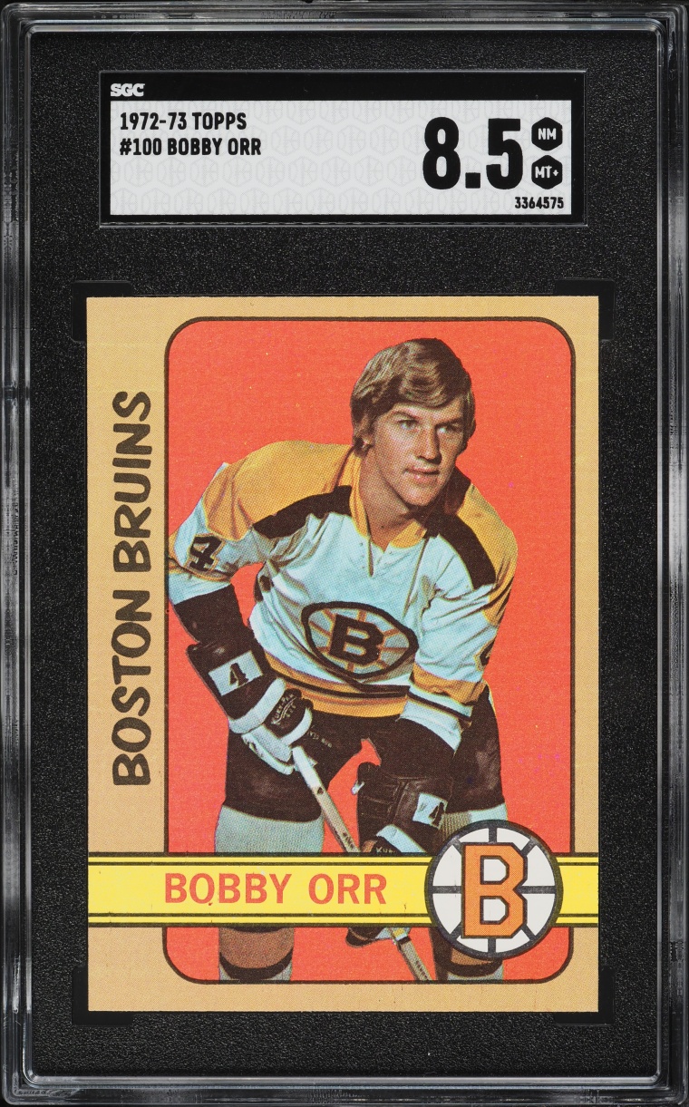 1972 Topps Hockey Bobby Orr #100 SGC 8.5 NM-MT+