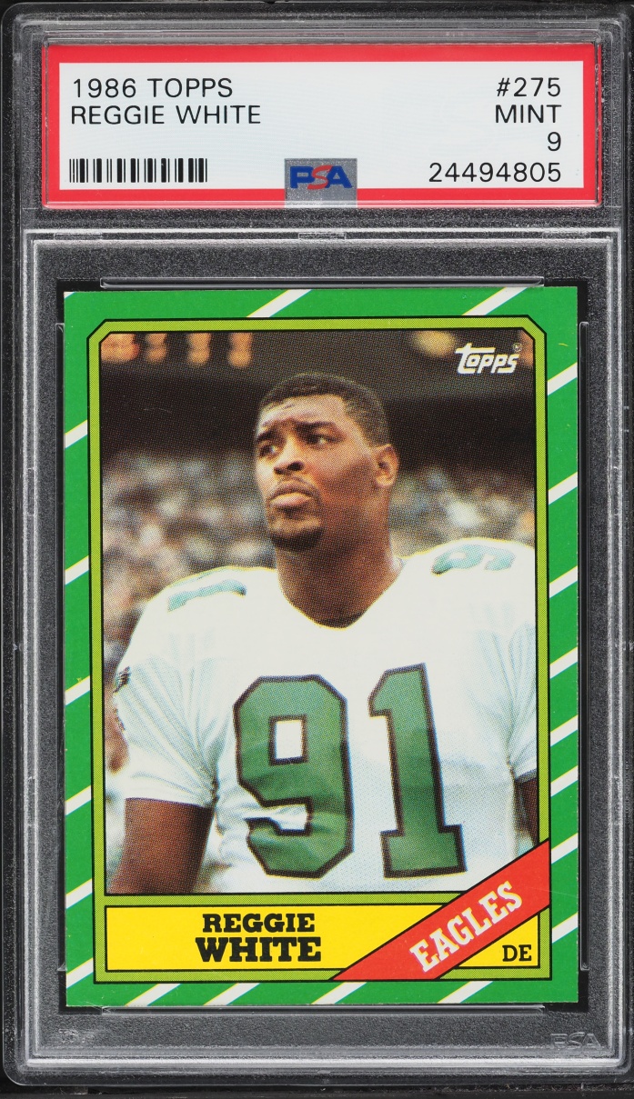 1986 Topps Football Reggie White ROOKIE #275 PSA 9 MINT