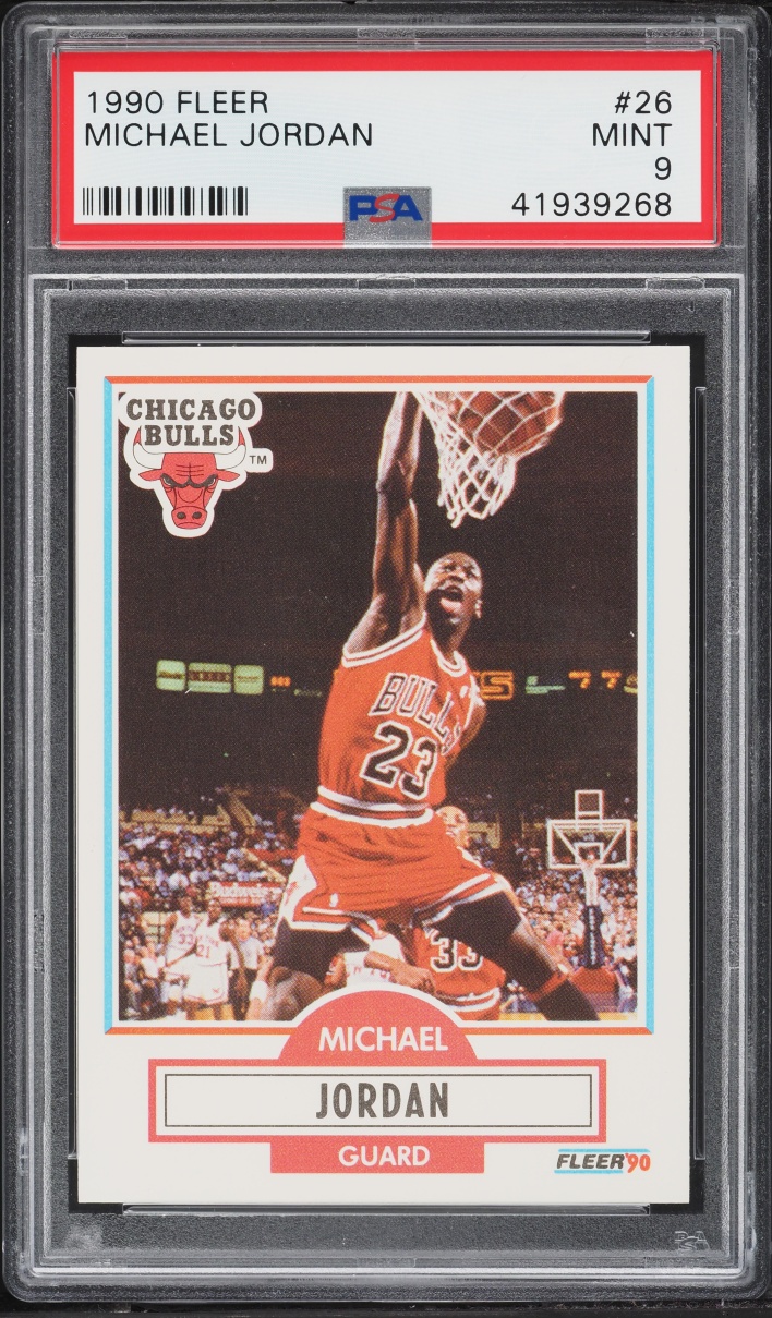 1990 Fleer Michael Jordan #26 PSA 9 MINT