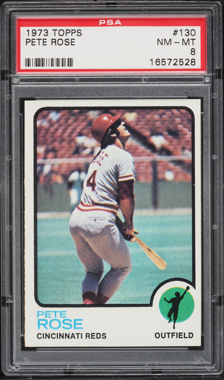1973 Topps Pete Rose #130 PSA 8 NM-MT