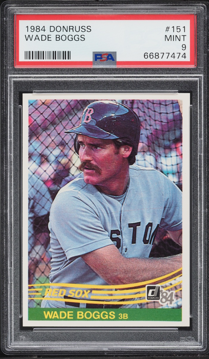 1984 Donruss Wade Boggs #151 PSA 9 MINT