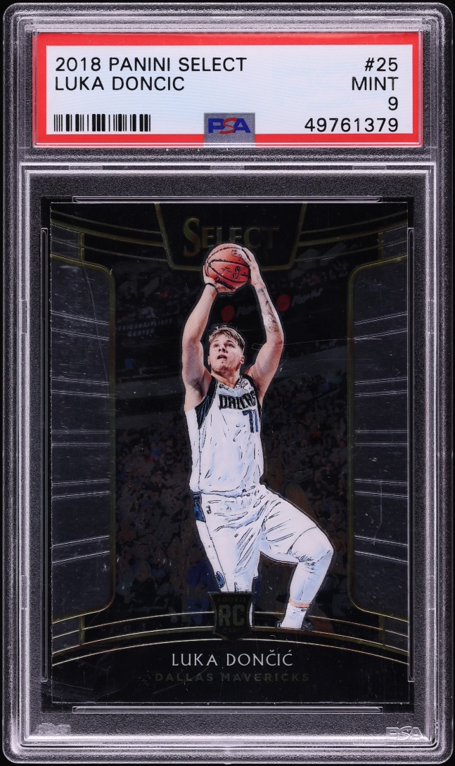2018 Select Concourse Luka Doncic ROOKIE #25 PSA 9 MINT
