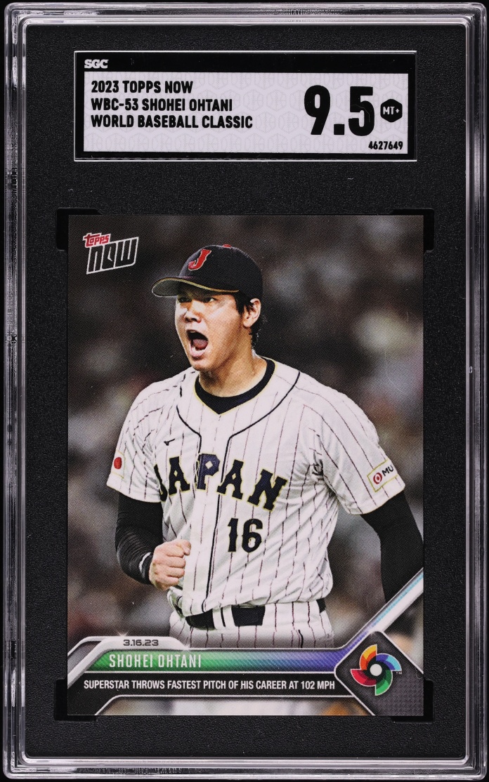 2023 Topps Now World Baseball Classic Shohei Ohtani #WBC-53 SGC 9.5 MINT+